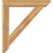 Ekena Millwork Traditional Slat Rough Sawn Bracket, Western Red Cedar, 6"W x 44"D x 48"H BKT06X44X48TRA06RWR - alternate 3